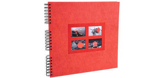 Photo Album Spiral Passion 32x32cm Red