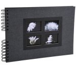 Fotoalbum PASSION - spiraalgebonden - 50 zwarte bladen - 32x22cm