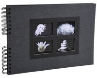Spiralalbum 50 schwarzen Seiten Passion - 32x22 cm