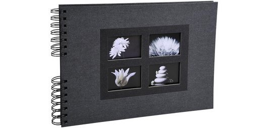 Fotoalbum PASSION - spiraalgebonden - 50 zwarte bladen - 32x22cm