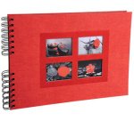 Photo Album Spiral Passion 32x22cm Red