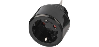 Adaptateur de voyage avec contact de sécurité