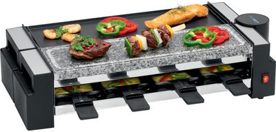 Raclette-Grill RG 3678, mit Naturstein-Kochplatte