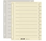 Intercalaires, A4 extra large, chamois