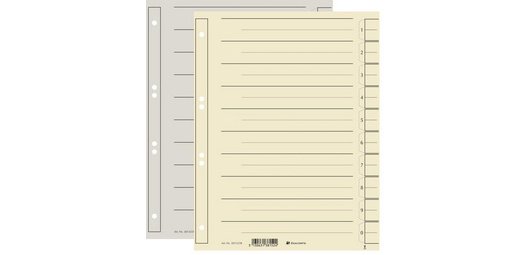 Intercalaires, A4 extra large, chamois