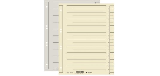 Intercalaires, A4 extra large, chamois