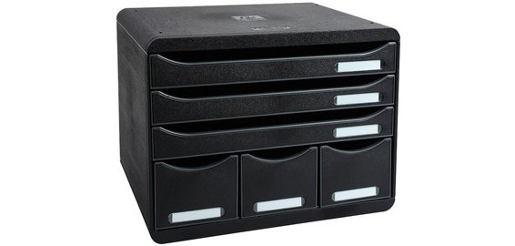 Ladenbox IDERAMA STORE-BOX MINI - Zwart glossy