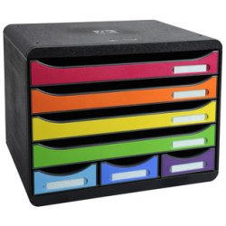 STORE-BOX MINI 7 drawers harlequin - Harlequin