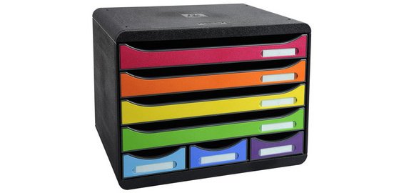 STORE-BOX MINI 7 drawers harlequin - Harlequin