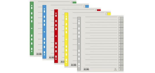 Intercalaires, A4 extra large