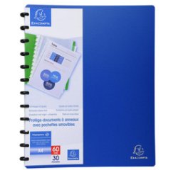 Display Book PP Removable 30 Pkt Black