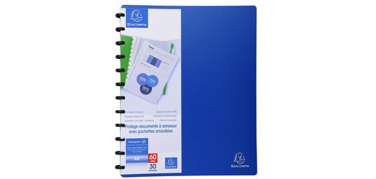 Display Book PP Removable 30 Pkt Black