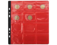 Sachet de 3 recharges numismatiques 30 cases de diamètre 30mm - 24,5x25 cm - Cristal