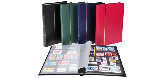 Stamp Album Faux Leather Cover 32p Red