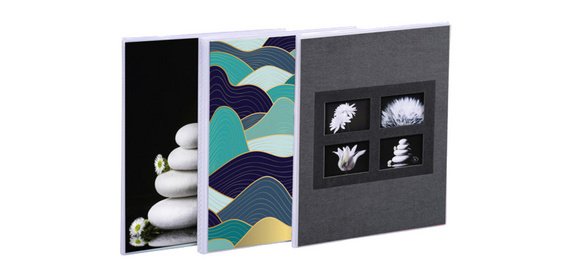 Flexibles Einsteckalbum 64 Fotos 10x15cm,Format 17,5x23 cm - Motive sortiert