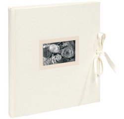 Album photos livre 60 pages blanches Kingsbridge - 29x32 cm - Ivoire