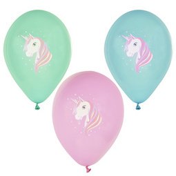 Ballons de baudruche 'licorne', assorti