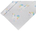 Nappe à motif 'licorne', laqué, en papier