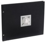 Schraubenalbum Ceremony, 40 Seiten schwarz, 37x29cm - Schwarz