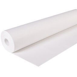 Weißes Kraftpapier 60g, Rolle 10x1m - Weiß