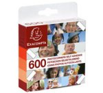 Etuis de 600 coins photos autocollants - Cristal