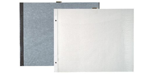Sachet de 10 Recharges pour album à vis pages noires - 29x37 cm - Noir