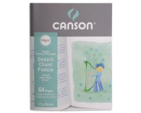 Cahier poésie et chant, 120 g/m2, 170 x 220 mm