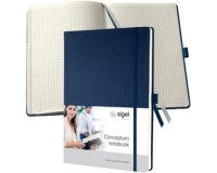 Carnet de notes Conceptum, A4, quadrillé, bleu