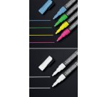 Marqueur à craie 20, pointe ogive: 1 - 2 mm, blanc