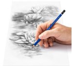 Mars Crayon Lumograph aquarell, étui en métal de 6