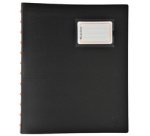 Protège-documents à anneaux avec pochettes détachables - 80 vues Exactive - A4 - Noir