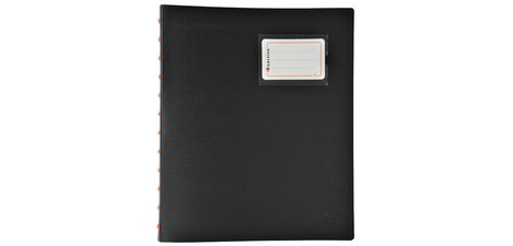 Protège-documents à anneaux avec pochettes détachables - 80 vues Exactive - A4 - Noir