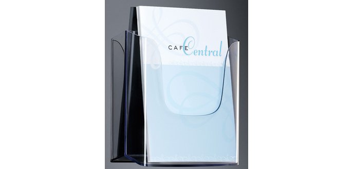 Présentoir mural 1 case pour format A4