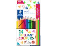 Crayon de couleur triangulaire ergosoft, 12 étui