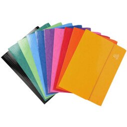 Iderama Document Wallet A4 265gsm - Assorted colours