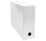 Boite de classement Exacompta Iderama dos 9 cm couleur blanche