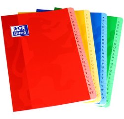 Adresboek gelijmde rug A4 geruit 5 x 5
