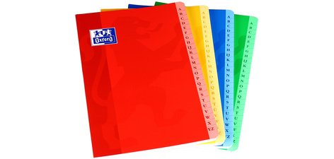 Carnet répertoire, broché, A4, quadrillé 5x5