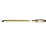 Stylo roller encre gel SIGNO Métal UM120NM, or