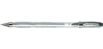 Stylo roller encre gel SIGNO Métal UM120NM, argent