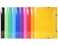 Exacompta Iderama Elasticated Folder (3 flap), A3 - Assorted colours