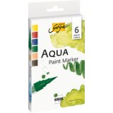 Stylo pinceau Aqua Paint SOLO Goya Warm Colors,set de6