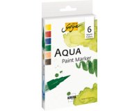 Stylo pinceau Aqua Paint SOLO Goya Warm Colors,set de6
