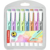 Surligneur swing cool Pastel, étui en PET de 8