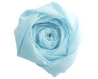 Krepppapier, Türkisblau