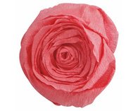 Clairefontaine crepe paper roll, 50 metre, 75% crepage - salmon