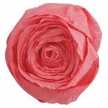 Clairefontaine crepe paper roll, 50 metre, 75% crepage - salmon