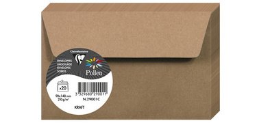 Enveloppe kraft, 114 x 162 mm