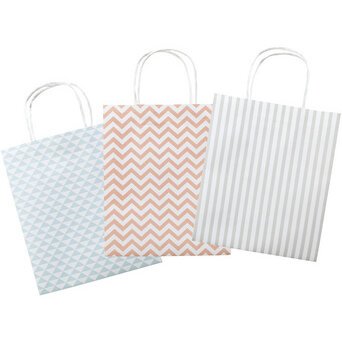 Sacs cadeau en papier BASIC - 12 sacs