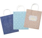 Sacs en papier HOTFOIL,papier kraft, 120 x 55 x 150 mm